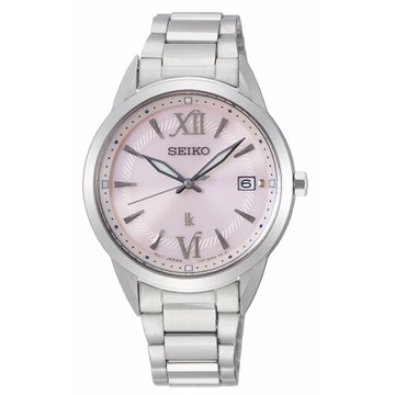 送禮首選★SEIKO LUKIA優雅時尚太陽能腕錶V147-0CL0P/SUT389J1 SK005 附提袋【全館滿額折價★APP下單點數4倍送】線上購買享_實體門市同步服務