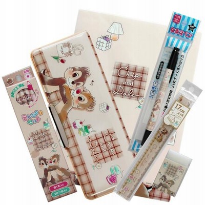 【入手困難】ディズニー　チップ&デール　筆記具　6点セット 入手困難】ディズニー チップ&デール 筆記具 6点セット