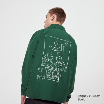 Keith Haring Subway Drawings 教練外套