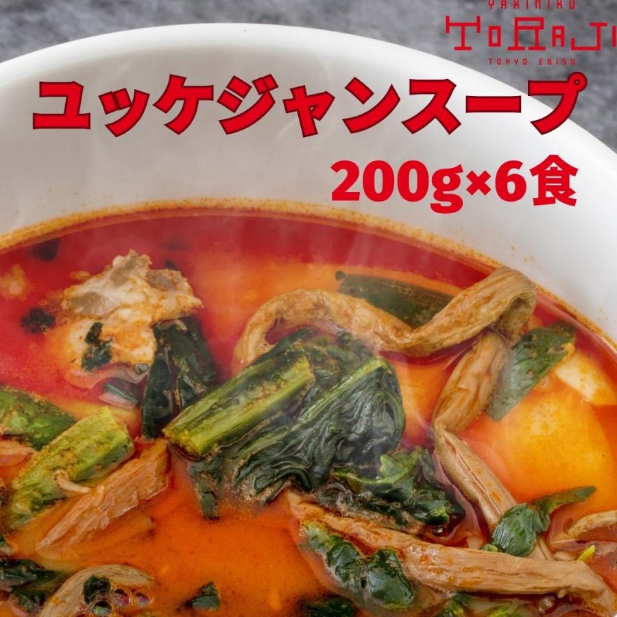焼肉 スープ セット ユッケジャン (200g×6パック) 冷凍 お取り寄せ 食品 ストレート