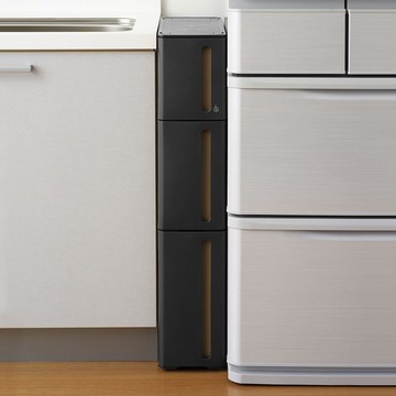 Storanti日製17面寬抽屜式隙縫收納櫃附輪(1M+1L+1LL)-多色可選 白