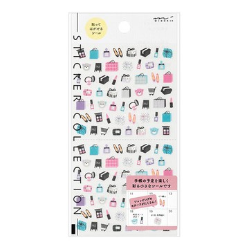 日本 MIDORI 手帳專用貼紙  購物  1張