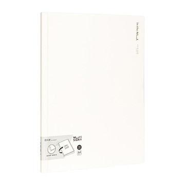 得力Deli NUSIGN圓背資料簿/NS517/A4/30頁/白色
