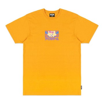 ICECREAM CROP SS TEE 短袖T恤 棕