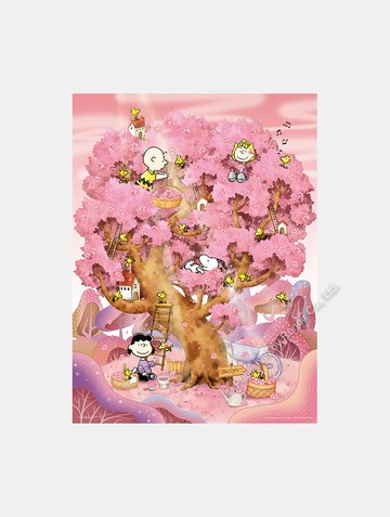 櫻花朵朵/504片/史努比