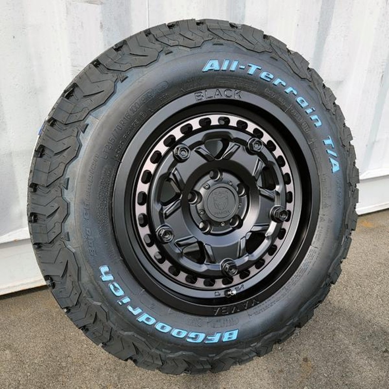 RAV4 BFグッドリッチ T/A KO2 215/70R16 16インチ 新品 タイヤホイール 4本セット BFGoodrich オールテレーン ブラックマンバ