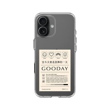 iPhone 17 Clear Case（相機按鈕） 透明 - 好日曆 GOODAY (星期安有限公司) - 今天會是很棒的一天