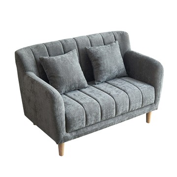 【多瓦娜】瑞新雙人布沙發-三色深灰