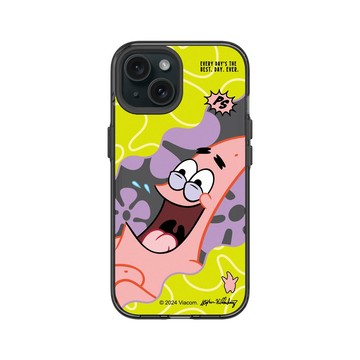 iPhone 15 Clear 酷墨灰 - 海綿寶寶 SpongeBob - 派大星哈哈哈