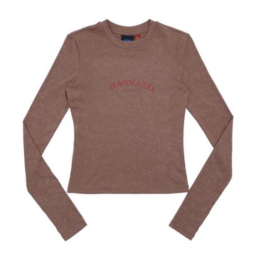 NCAA HARVARD 長袖上衣 女款 深卡其 75521001 30 noH36