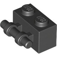 變形磚 1x2 with Handle 30236 黑色 4288212
