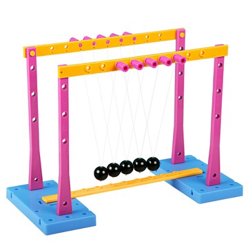 「雙優教具」牛頓擺 DIY科技小製作中小學生科學實驗套裝科技小製作教具碰碰球