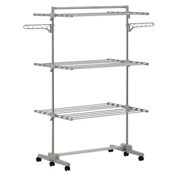 艾琳 附棉被桿特大號6層曬衣架 (贈送曬衣夾)  特大型  不鏽鋼