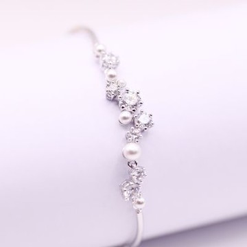 SWAROVSKI 施華洛世奇 Constella 手鐲 鍍白金色