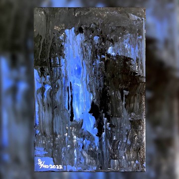 壓克力畫作 - 淌