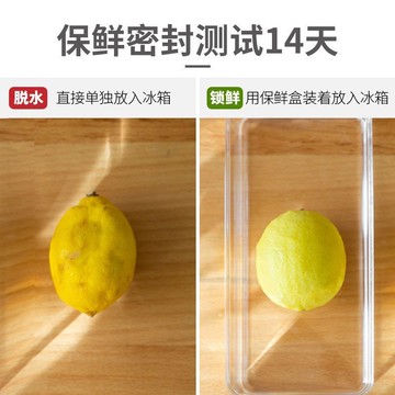 日式極簡風保鮮盒塑料飯盒密封罐收納廚房冰箱水果盒便噹透明TL8RGT01