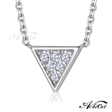 925純銀項鍊．幾何三角．送女友．告白．情人節禮物．生日禮物．CS20030