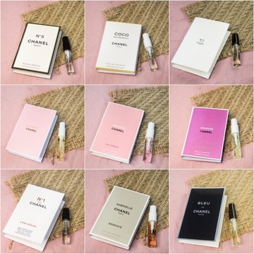 「香水試管」Chanel 香奈兒 1.5ml / 2ml 全系列 香水小樣 N°5 粉邂逅 黃邂逅 嘉柏麗爾 綠邂逅