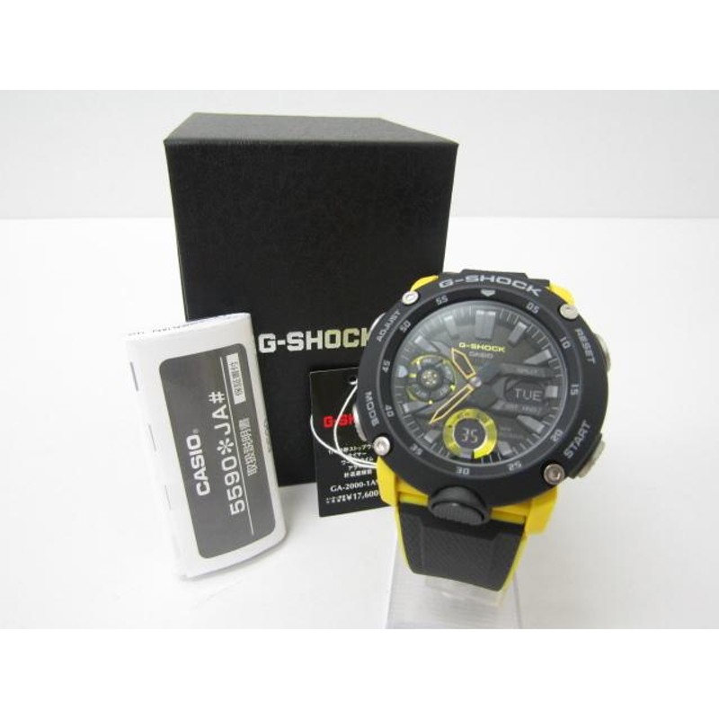 未使用 CASIO G-SHOCK カシオ G-ショック GA-2000-1A9JF デジアナ腕時計♪AC18553 | LINEショッピング