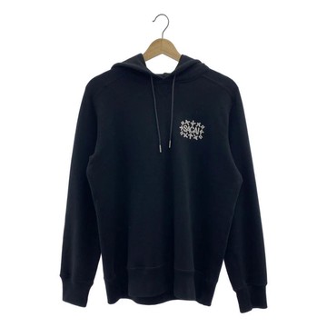 【KLD】sacai Eric Haze 刺繡Logo連帽衫 | 1號 | 黑色 | 男款