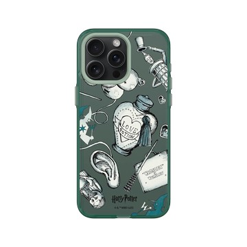 iPhone 15 Pro Max Clear 憂墨綠 - 哈利波特 Harry Potter - 衛氏巫師法寶店