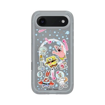 iPhone Air AirX 流變灰 - 海綿寶寶 SpongeBob - 比奇堡貼紙款
