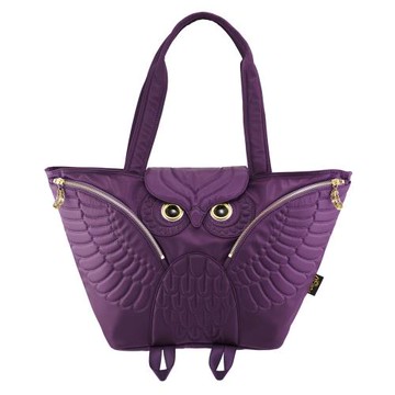 【Morn Creations】正版貓頭鷹托特包-紫