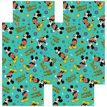 Disney 迪士尼 MICKEY MOUSE 米奇老鼠 大浴巾 050322 120 x 60cm  米奇 綠色  4條