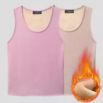 德絨保暖背心女棉新款加絨加厚修身內搭防寒大碼內穿打底上衣秋冬