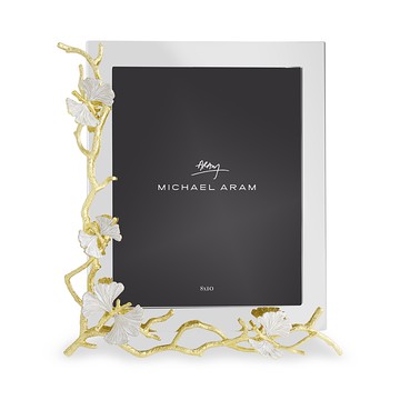 Michael Aram Butterfly Ginkgo Gold Reflective Frame, 8 x 10