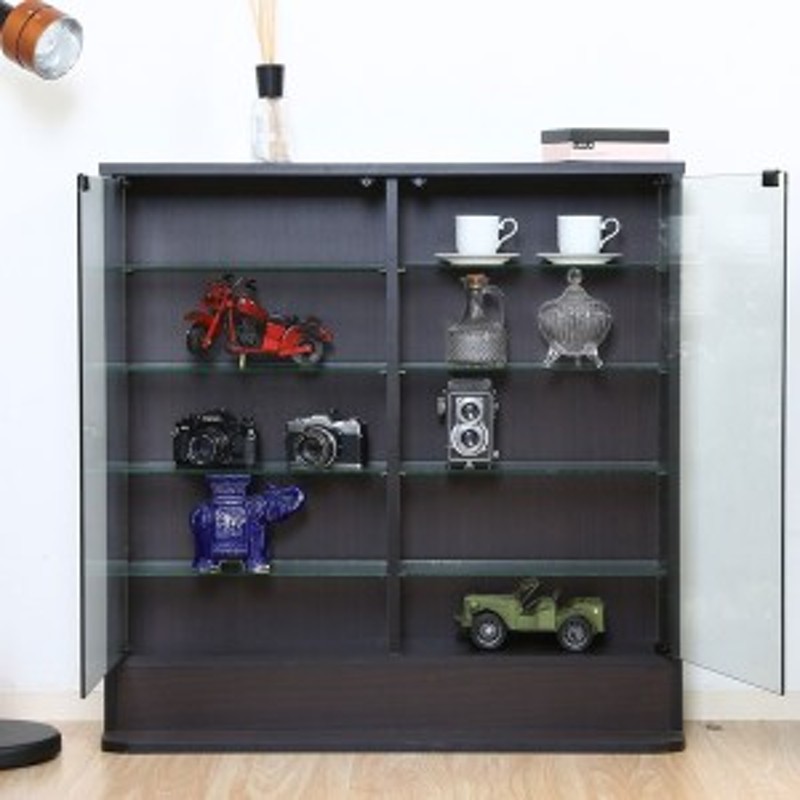 ガラスケース 3段両扉 コレクション 配送 フィギュア 棚 ショーケース