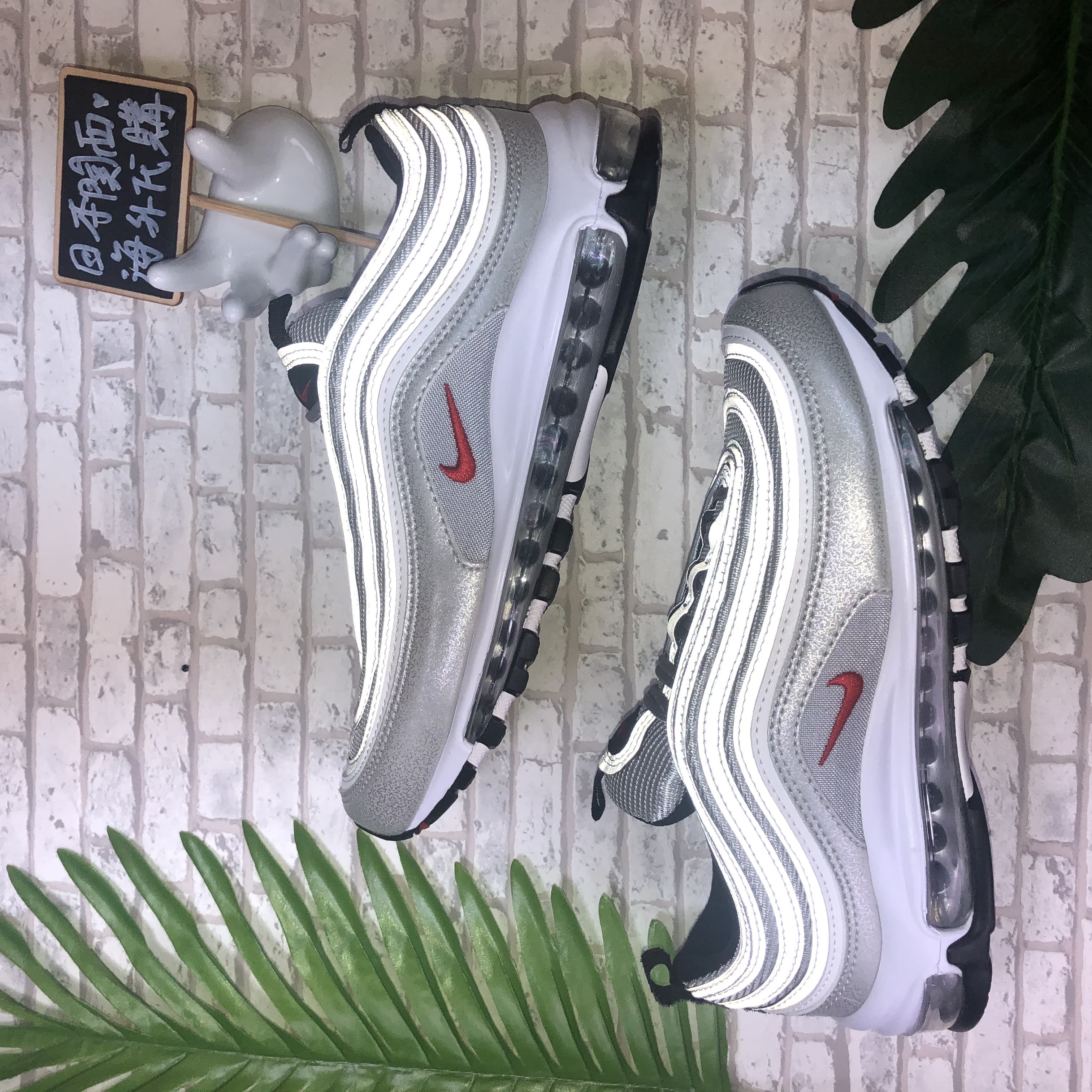 【日本海外代購】 NIKE AIR MAX 97 OG QS 銀彈 銀色 3M 反光 氣墊 男女 884421-001