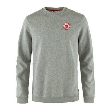 絕版出清├登山樂┤瑞典 Fjallraven 1960 Logo Badge長袖上衣 男 # FR87163-020-999 灰/麻花