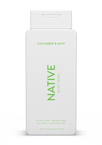 Native Body Wash Cucumber & Mint 18 fl oz