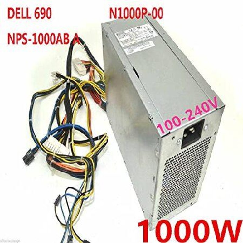 PSU for Precision 490 690 XPS700 710 720 T7400 1000W Power Supply