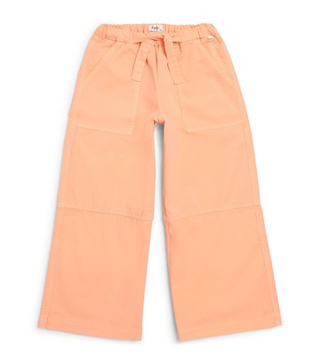 Il Gufo Cotton Tie-Waist Trousers