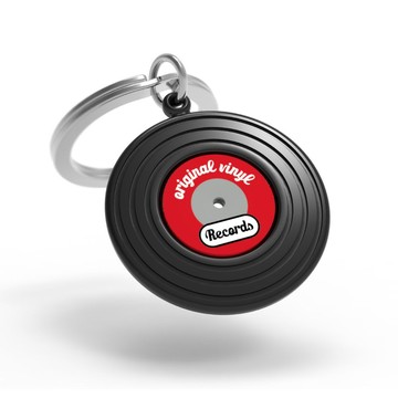 【Metalmorphose】MTM黑膠唱片造型質感鑰匙圈