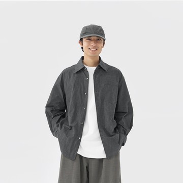 TopBasics 水洗基礎款單口袋襯衫