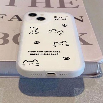 小眾可愛貓咪適用OPPOA58手機殼a53/a93/a97新款reno7/8/9全包k10k11x磨砂半透明Findx7x6x5時尚A2pro保護套