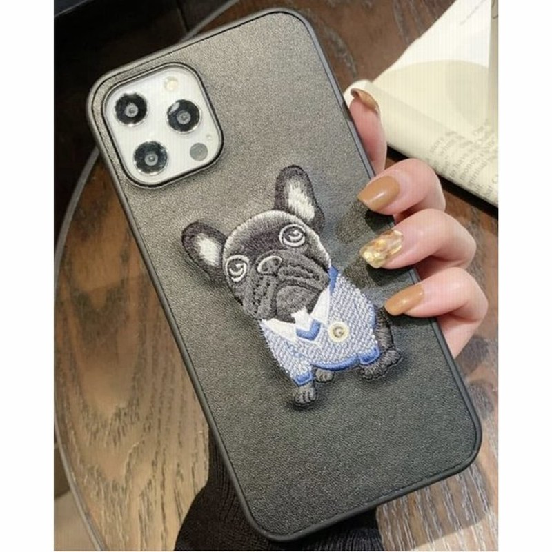Iphoneケース フレンチブルドッグ スマホケース 刺繍 メンズ レディース 男性 女性 可愛い シック 大人 カワイイ かっこいい レザー ケース 通販 Lineポイント最大get Lineショッピング