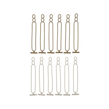 日本 3Coins 矽膠束帶/綁帶 12st (JN5025)