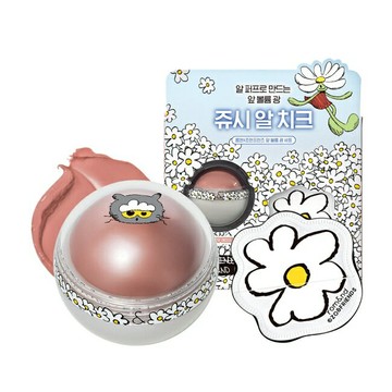 rom&nd X ZONFRIENDS 果汁腮紅球 09 蜜光雛菊 (含粉撲) 8.4g
