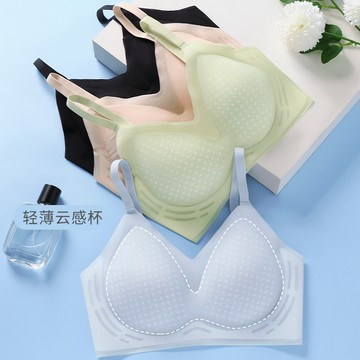 冰絲內衣 超薄 集中內衣 透氣 無鋼圈內衣 裸感 無痕內衣 裹胸 收副乳 防下垂內衣 簡約 大碼內衣 冰涼內衣 文胸