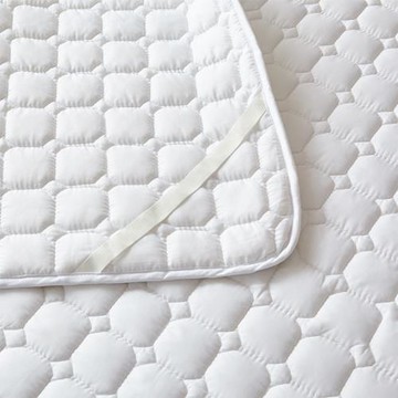 酒店賓館床上用品純白色保潔墊保護墊子加厚床護墊席夢思褥子折疊