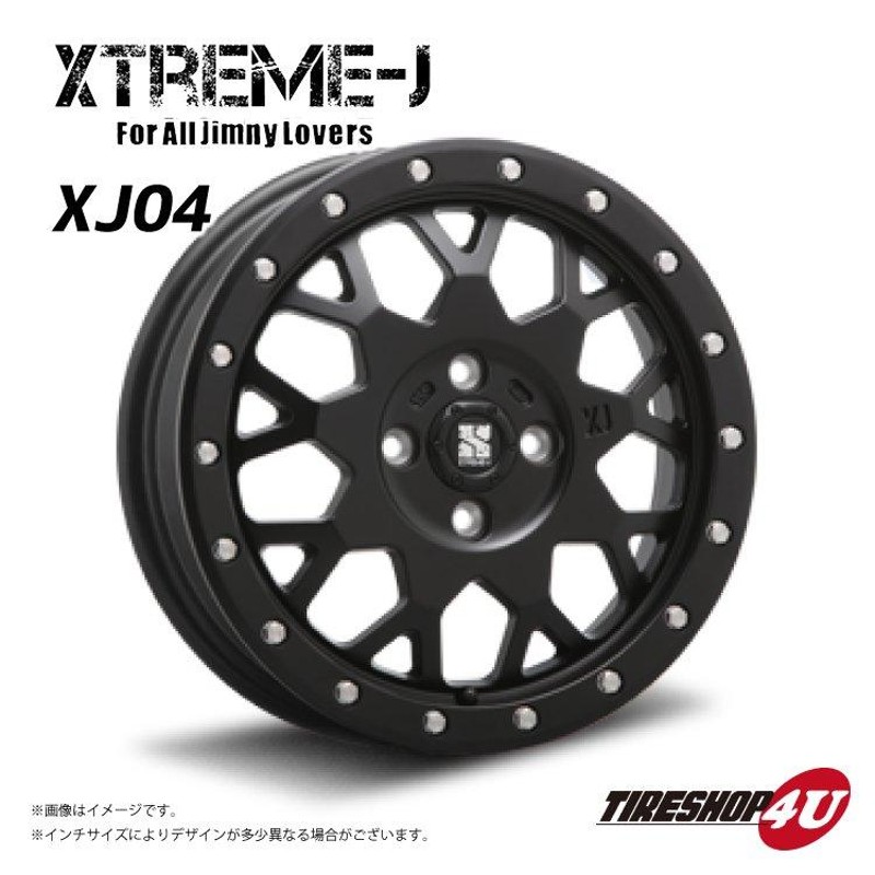 タイヤホイール4本セット XTREME-J XJ04 14x4.5J 4/100 +43 SB MUDSTAR RADIAL A/T 155/65R14  75S WL 軽自動車 エクストリームJ マッドスター | LINEブランドカタログ