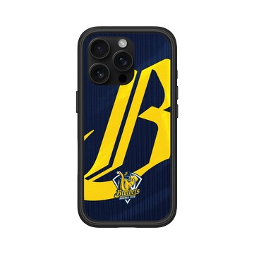 iPhone 16 Pro Mod NX 黑 - 職棒-中信兄弟 Brothers - 滿版隊徽(藏青)