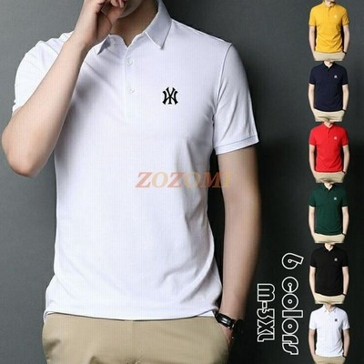 ポロシャツ メンズ 無地 刺繍トップス 大きいサイズ 半袖 ファッション トレンド ゴルフウェア おしゃれ スポーツ 夏ゴルフ シャツ 紳士服 カジュアル 6色選べる 通販 Lineポイント最大get Lineショッピング