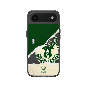 iPhone Air Clear (相機按鈕) 酷墨灰 - NBA - 熱血系列-密爾瓦基公鹿 Milwaukee Bucks - Sweat and Tears