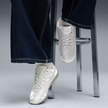 PUMA 休閒鞋 SPEEDCAT ANODIZED 霧砂白 復古 賽車鞋 女 40490301