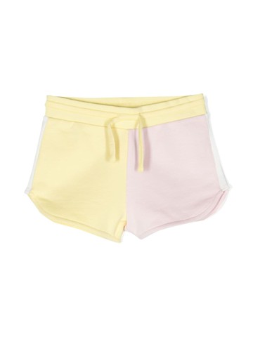 Stella McCartney Kids - two-tone cotton shorts - kids - Cotton - 3 - Pink